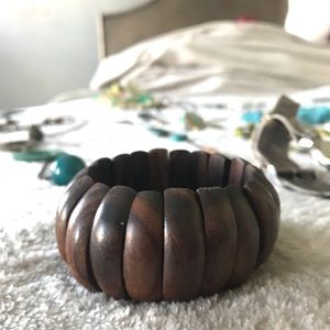WOOD bracelet ( stretchy )